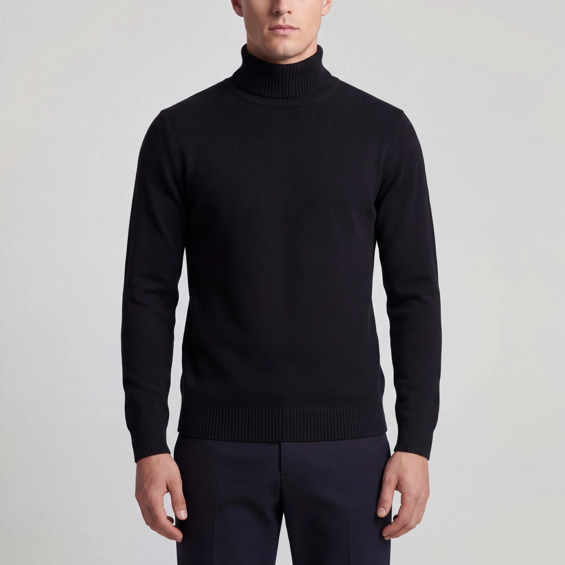 Mervolo - Slim-Fit Merino Turtleneck Sweater