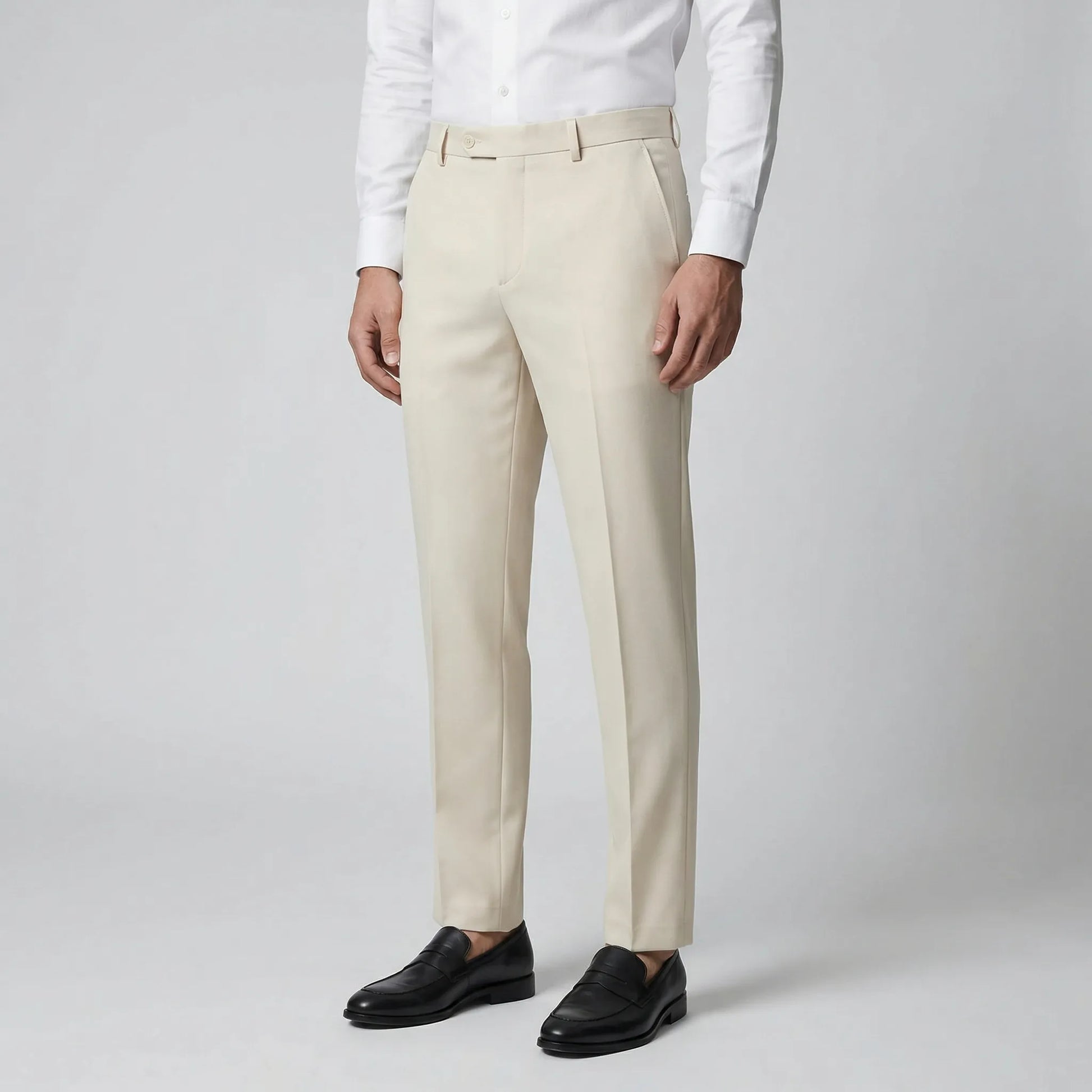 Milanero - Tailored Slim Fit Dress Pants