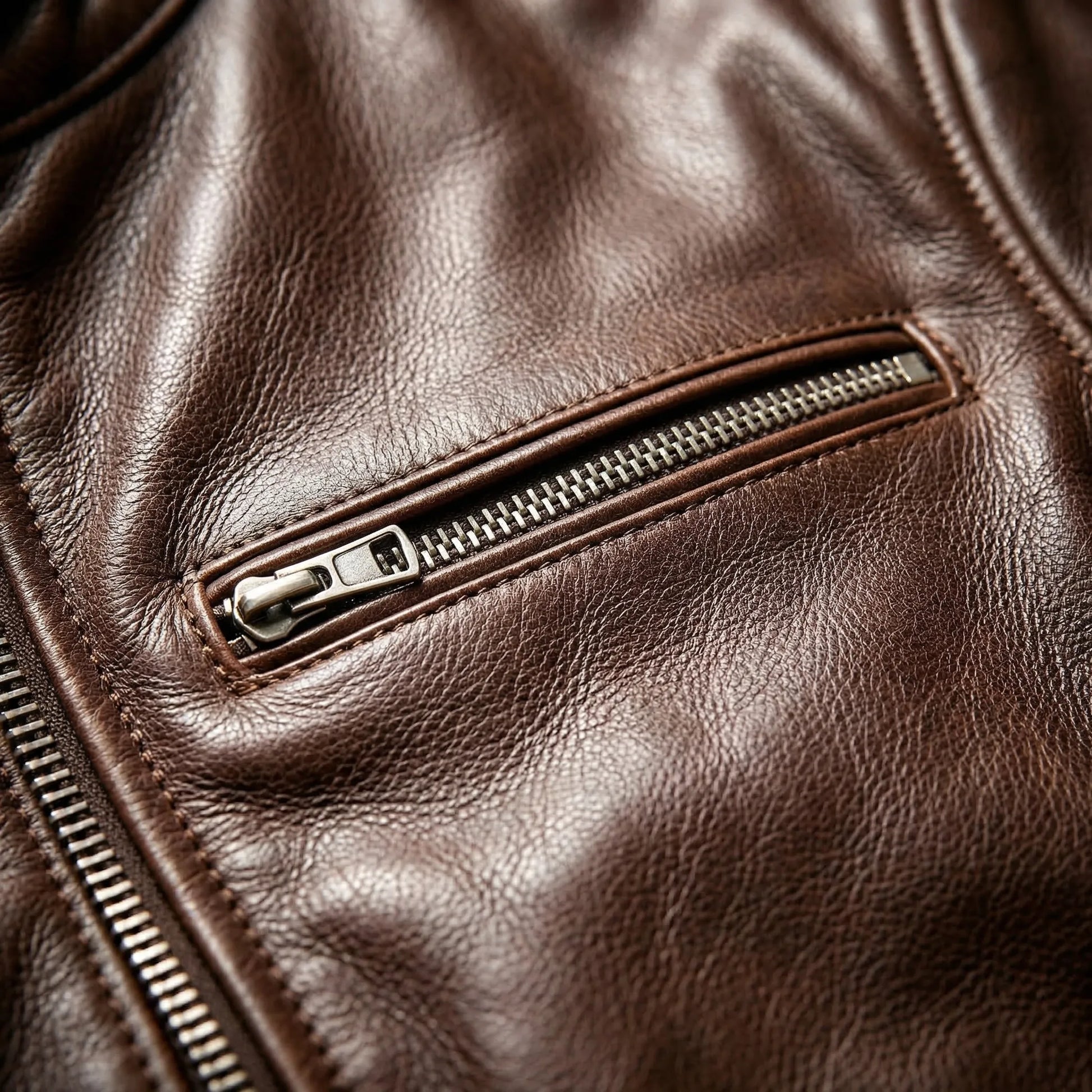 Motovrex - Slim Fit Zip-Up Biker Jacket