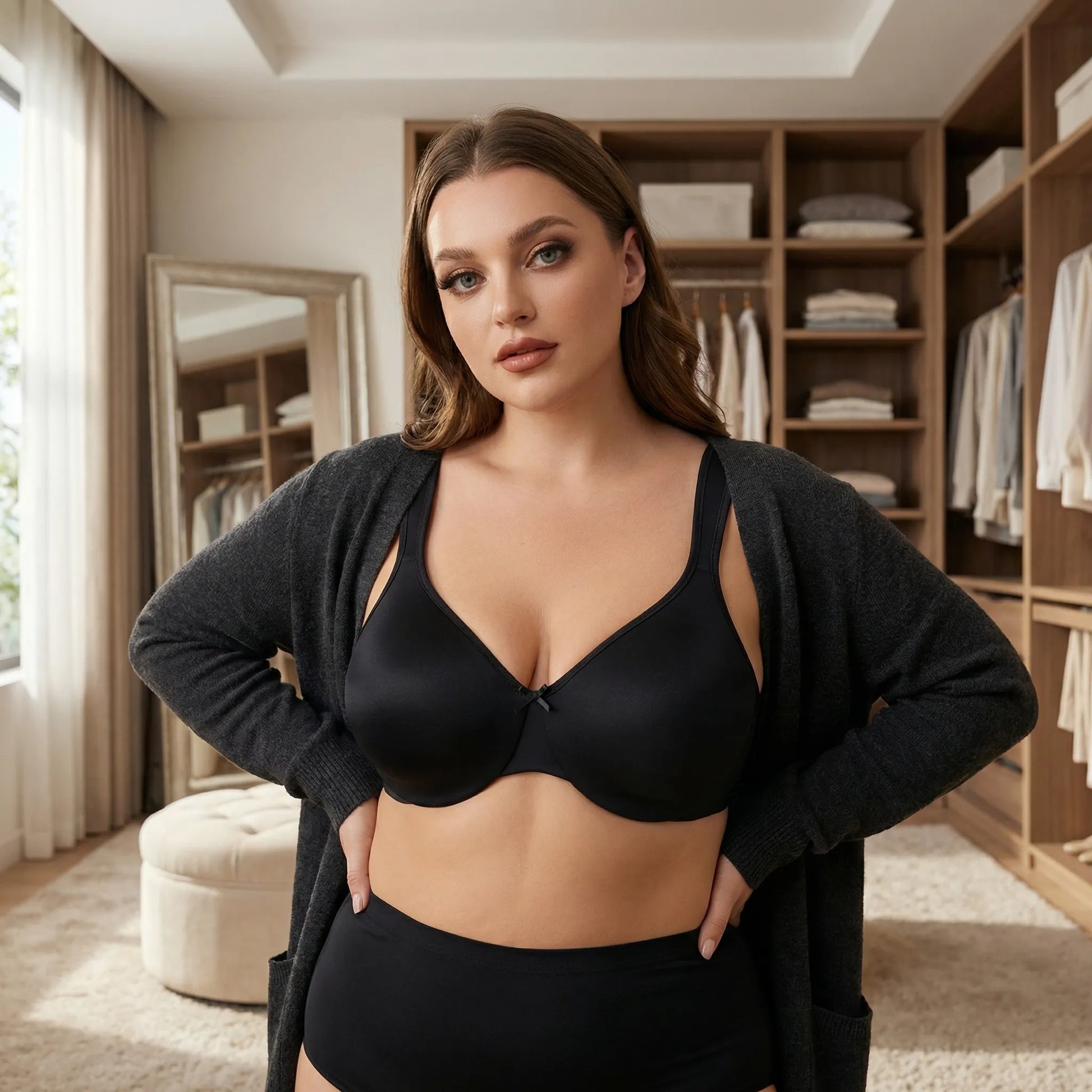 Nulliva | Seamless Underwire Minimizer Bra
