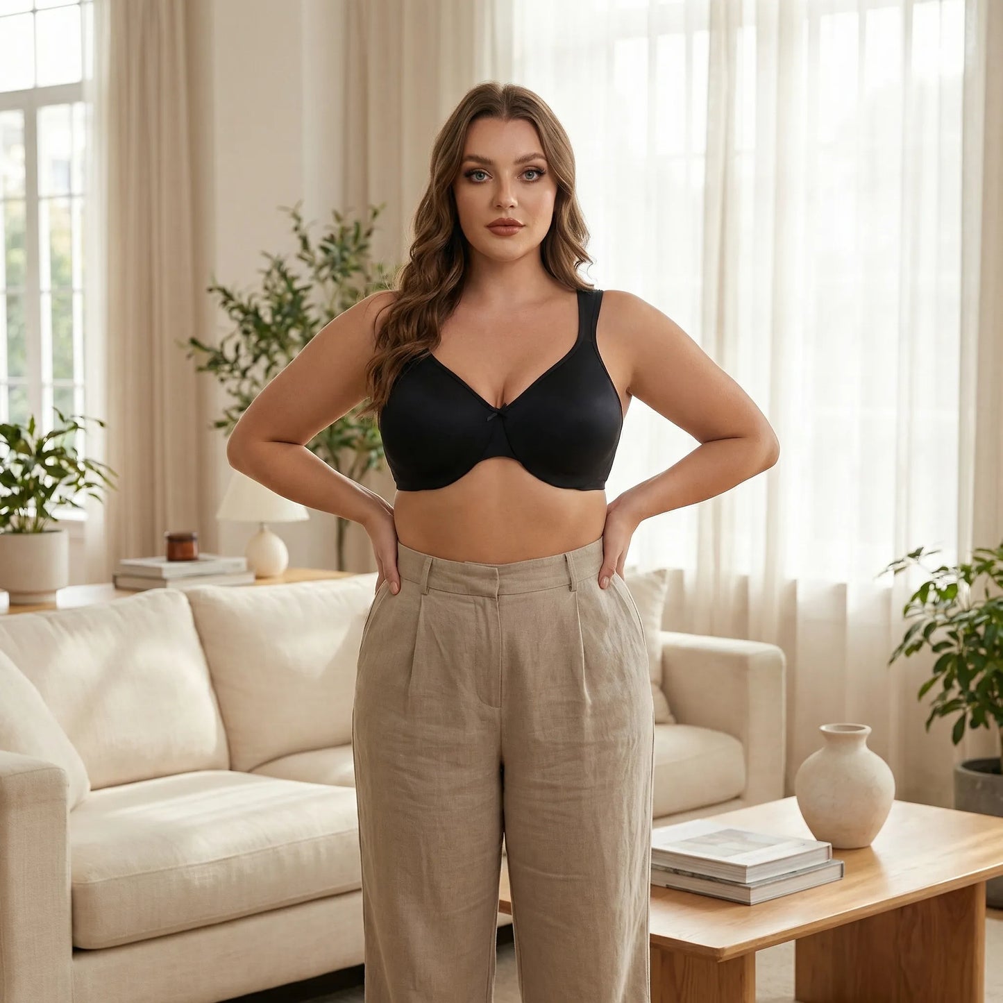 Nulliva | Seamless Underwire Minimizer Bra