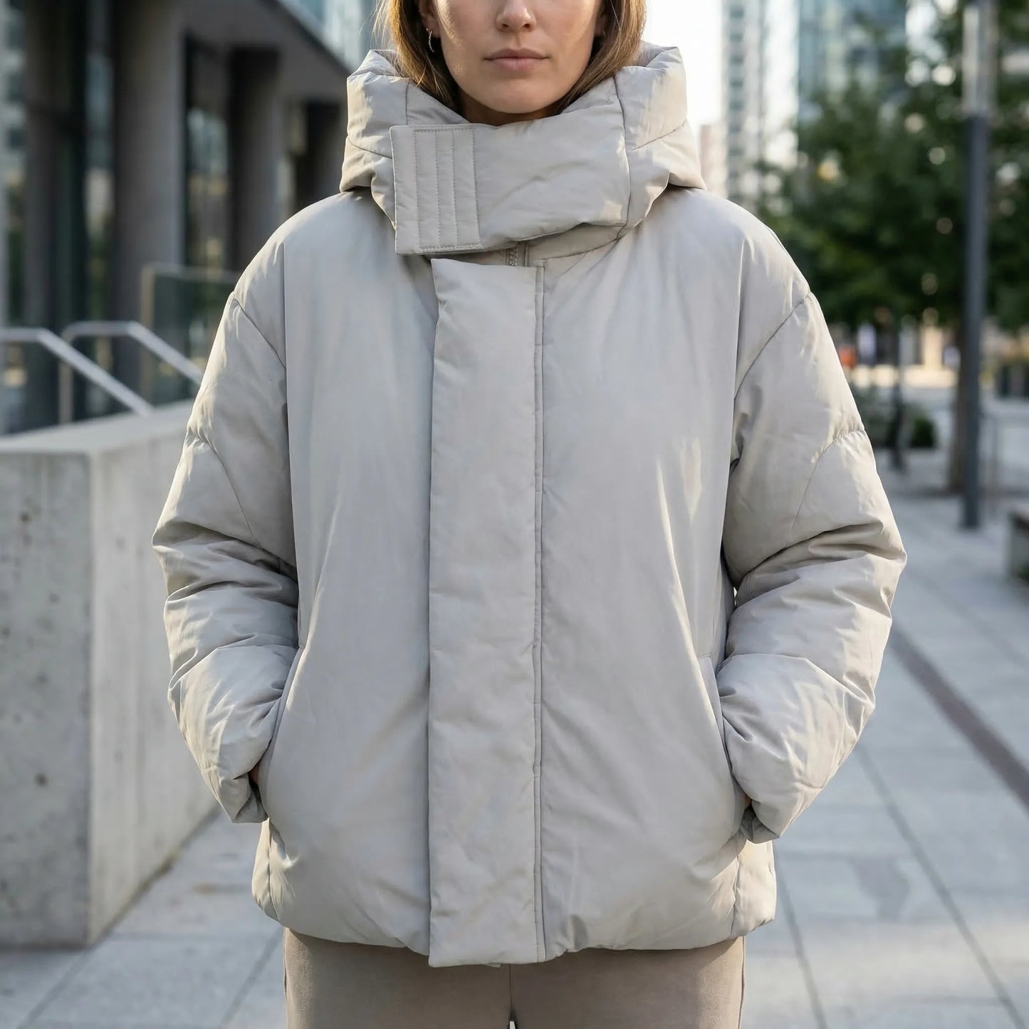 Pufforra - Loose Fit Quilted Puffer Jacket