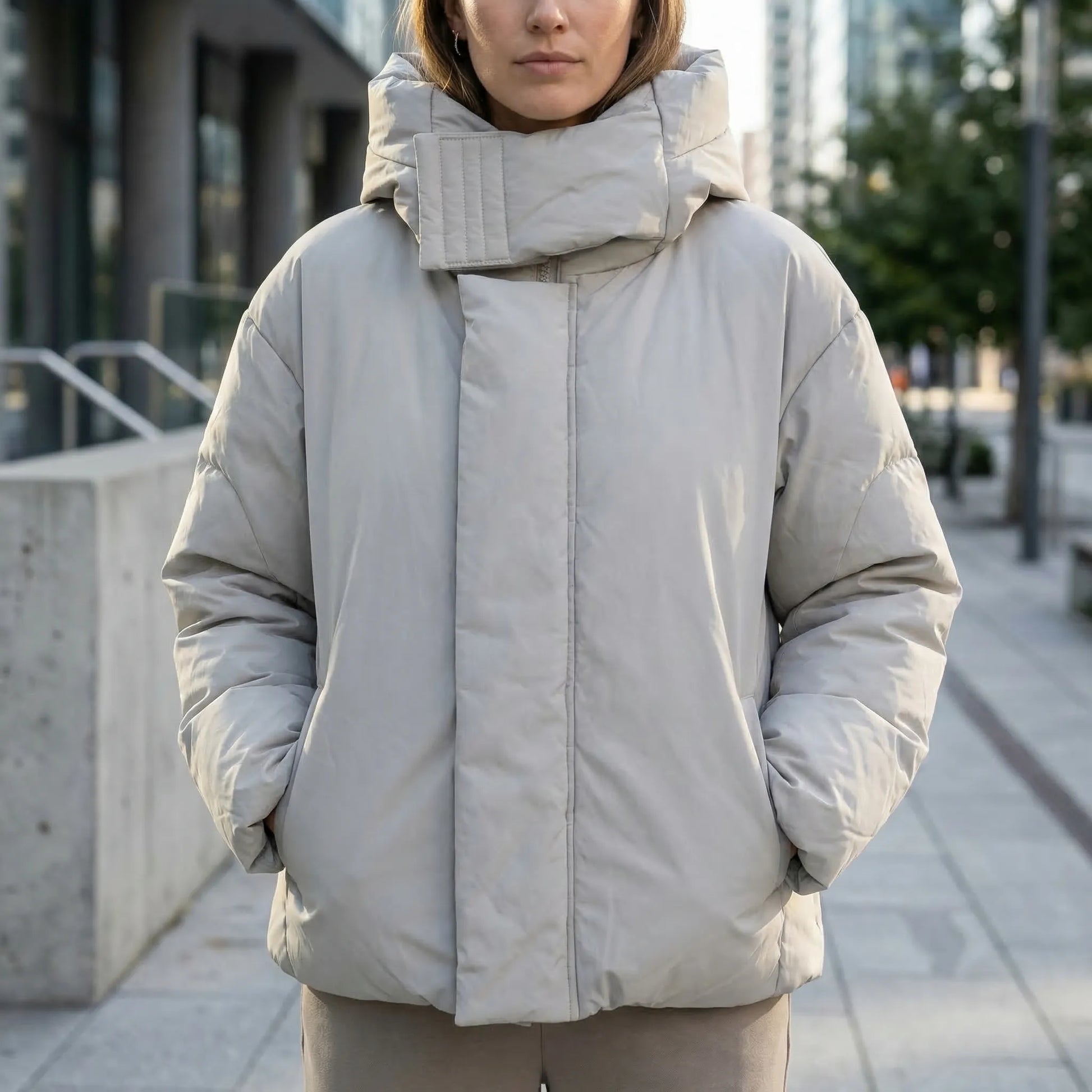 Pufforra - Loose Fit Quilted Puffer Jacket