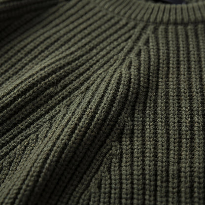 Ragnolux - Ribbed Knit Raglan Sleeve Sweater