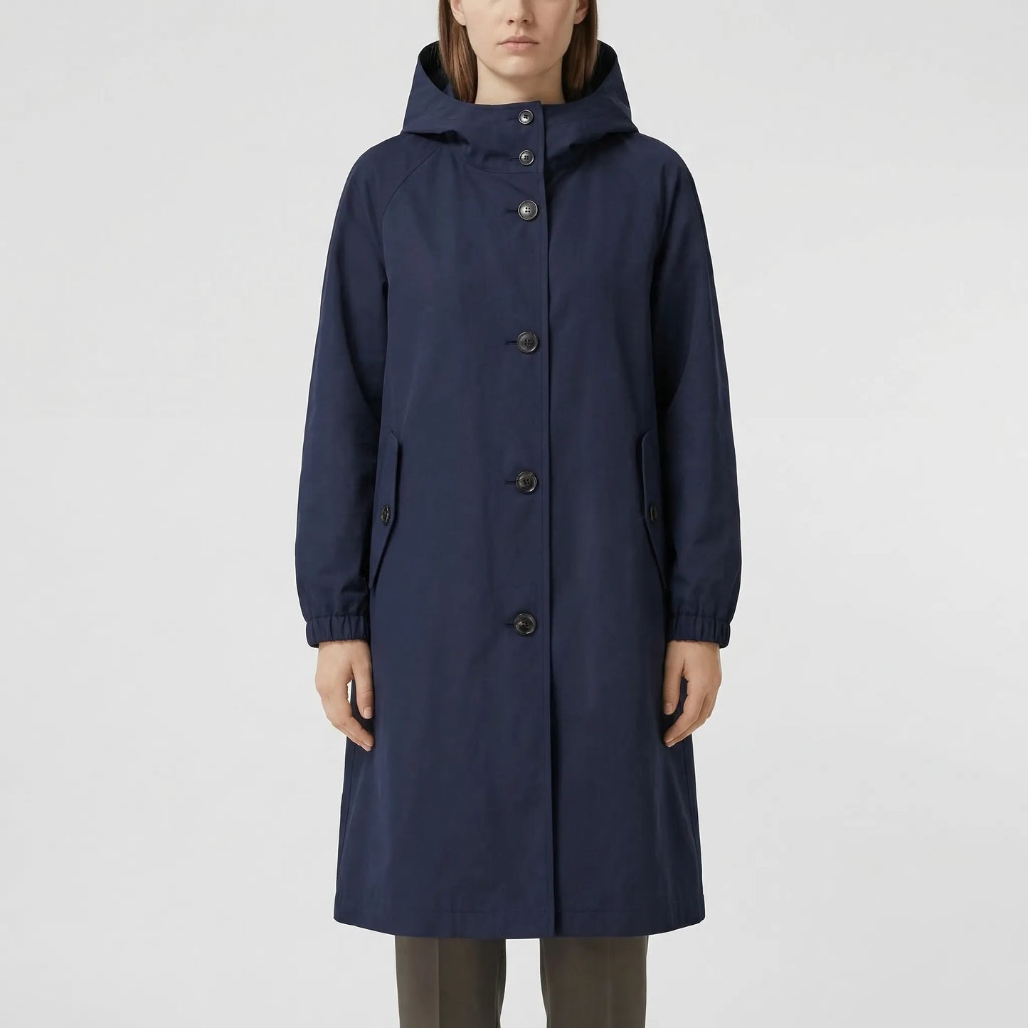 Rainvelle - Hooded Water-Repellent Trench Coat