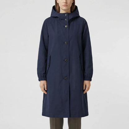 Rainvelle - Hooded Water-Repellent Trench Coat