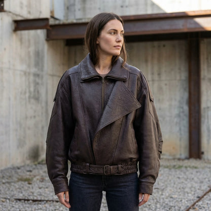 Rallique - Oversized A-Line Zip-Up Jacket