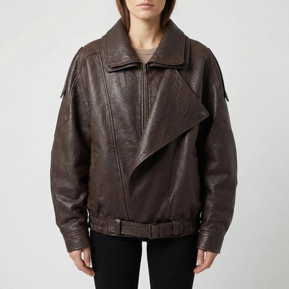 Rallique - Oversized A-Line Zip-Up Jacket