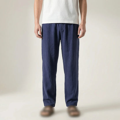 Rivelo - Relaxed Straight-Leg Casual Trousers
