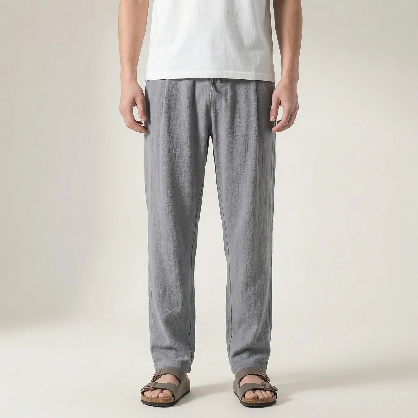 Rivelo - Relaxed Straight-Leg Casual Trousers