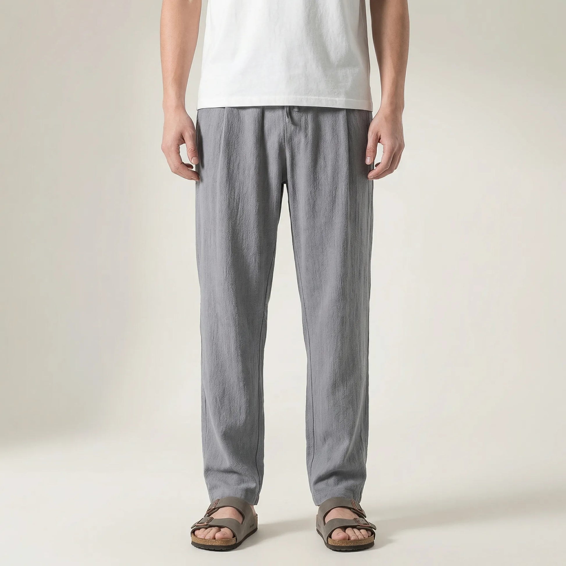 Rivelo - Relaxed Straight-Leg Casual Trousers