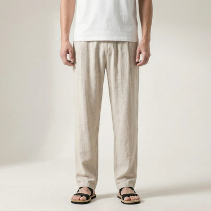 Rivelo - Relaxed Straight-Leg Casual Trousers