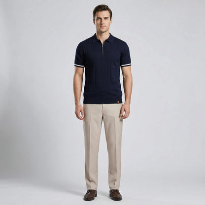 Rivielo - Tailored Zip Polo And Trouser Set
