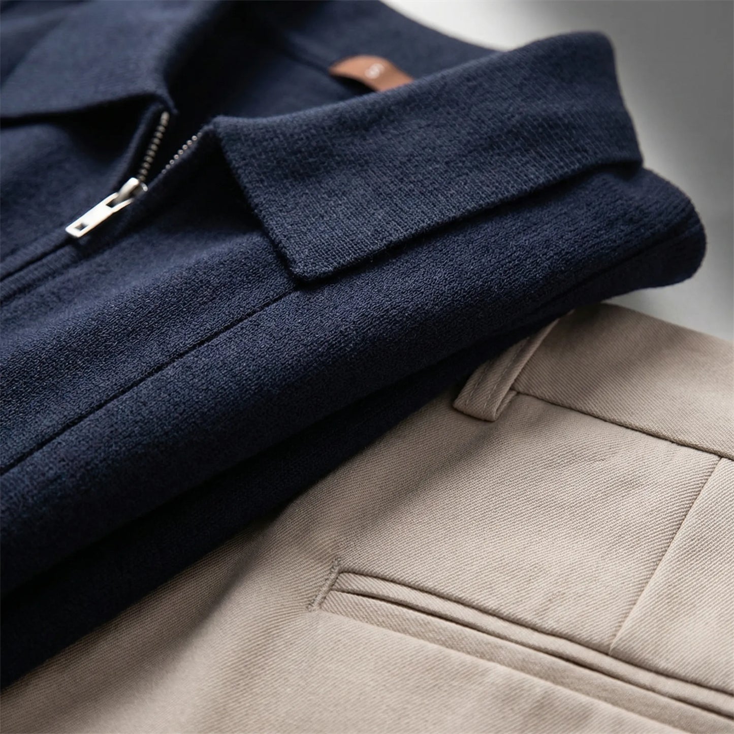 Rivielo - Tailored Zip Polo And Trouser Set