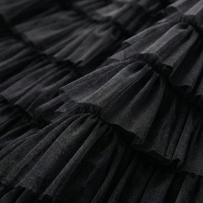 Ruvella | Ankle-Length Tiered Ruffle Skirt