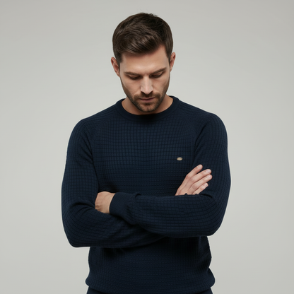 Sebastien | Men's Long Sleeve Sweater in Warm Knit
