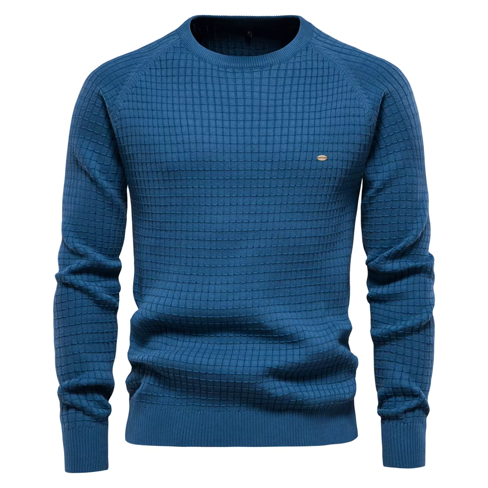Sebastien | Men's Long Sleeve Sweater in Warm Knit 1