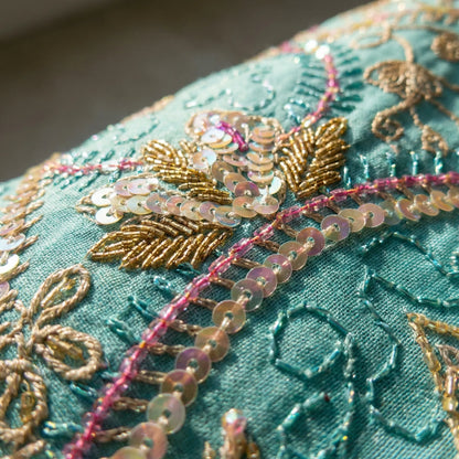 Sequira | Slim Fit Sequin Embroidered Top