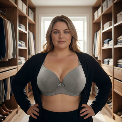 Shapova | Seamless Underwire Bra Plus Size