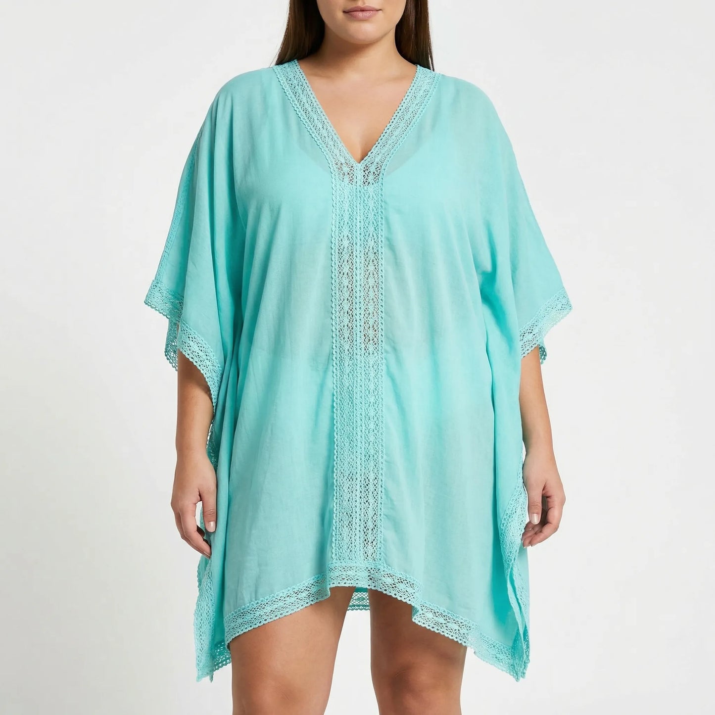 Shoravel | V-Neck Kaftan Beach Cover-Up