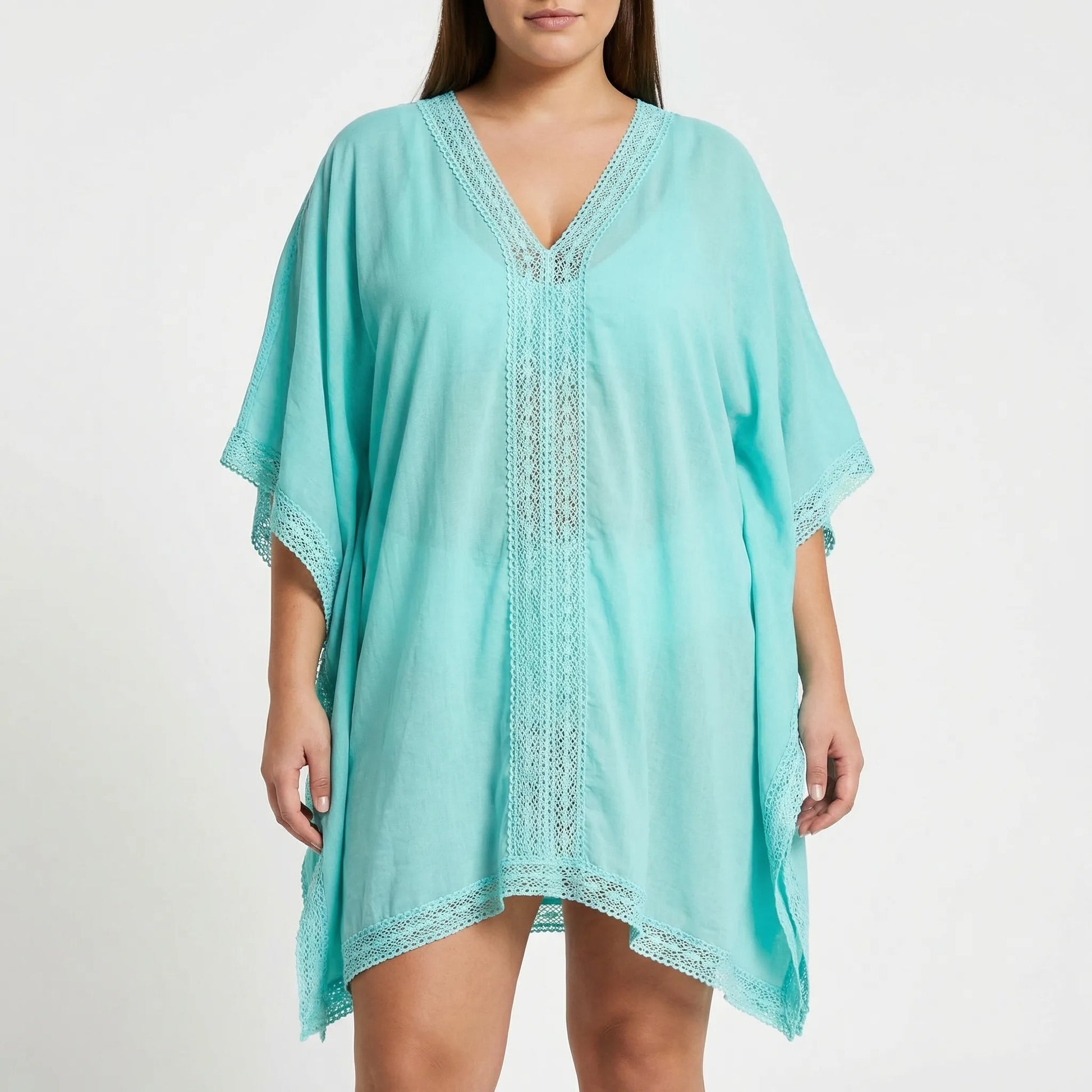 Shoravel | V-Neck Kaftan Beach Cover-Up