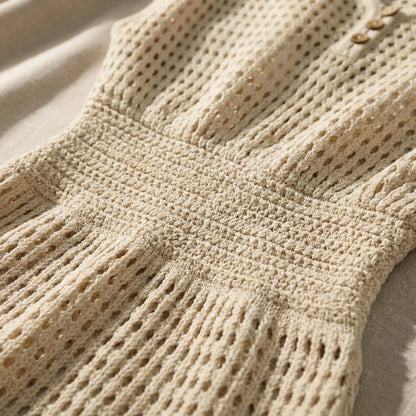 Shorvia | Open-Knit Mini Beach Cover-Up