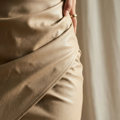 Skirtelle | Asymmetric Wrap Mini Skirt