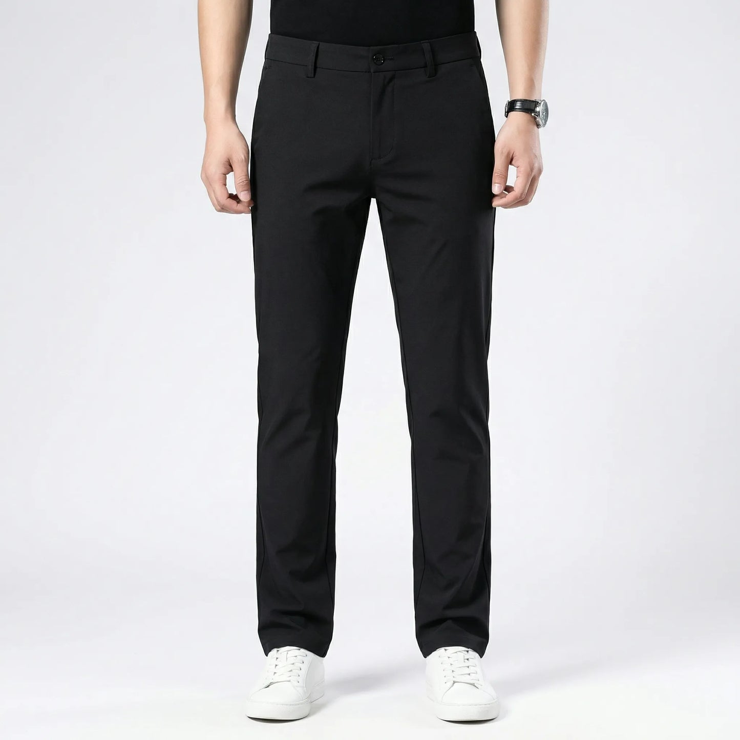 Slimvero - Slim Fit Stretch Waist Trousers