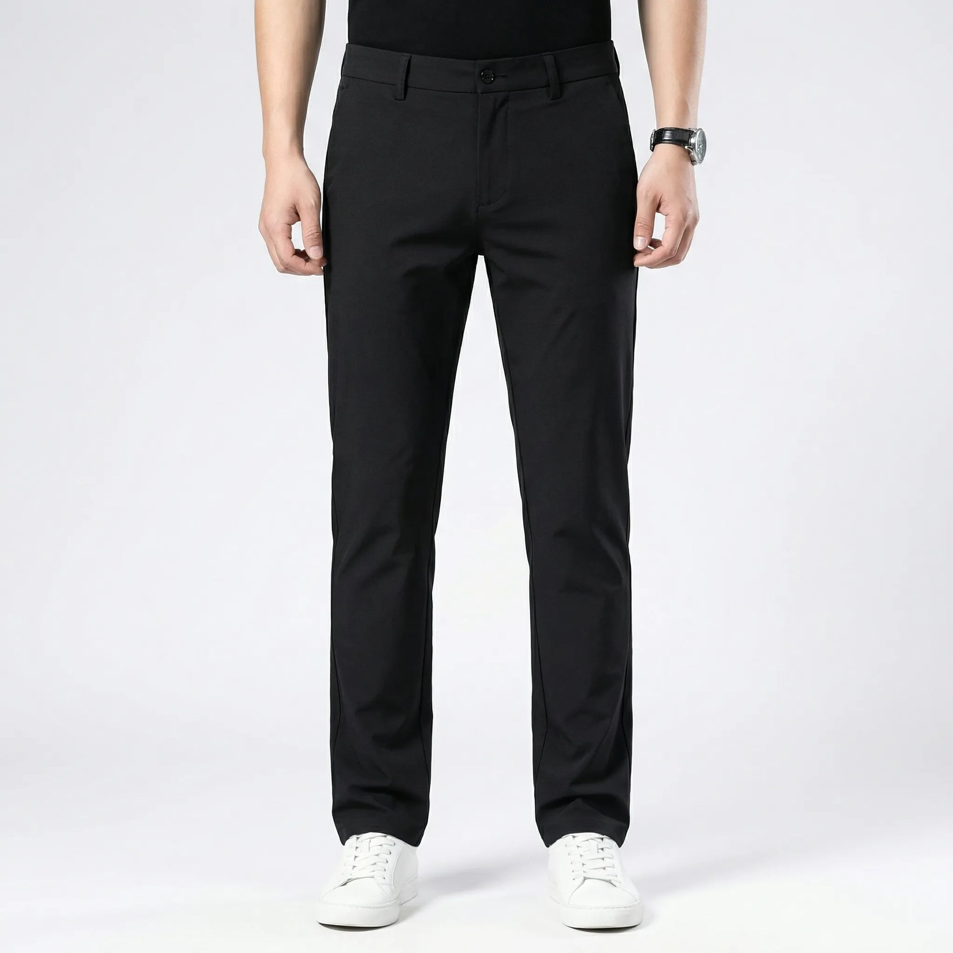 Slimvero - Slim Fit Stretch Waist Trousers