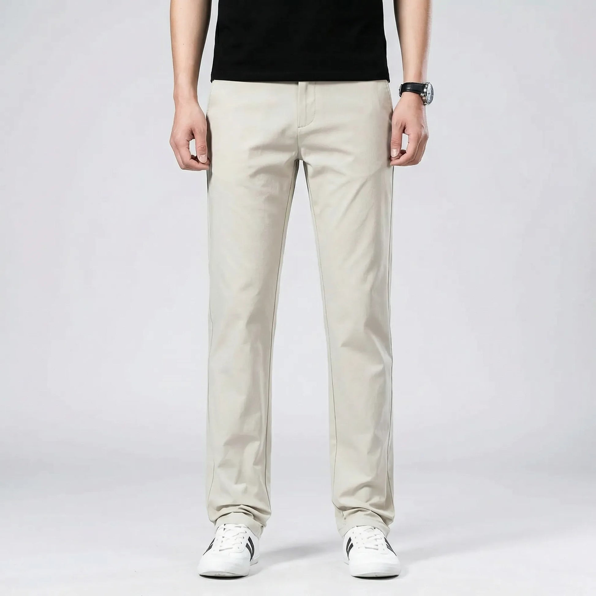 Slimvero - Slim Fit Stretch Waist Trousers