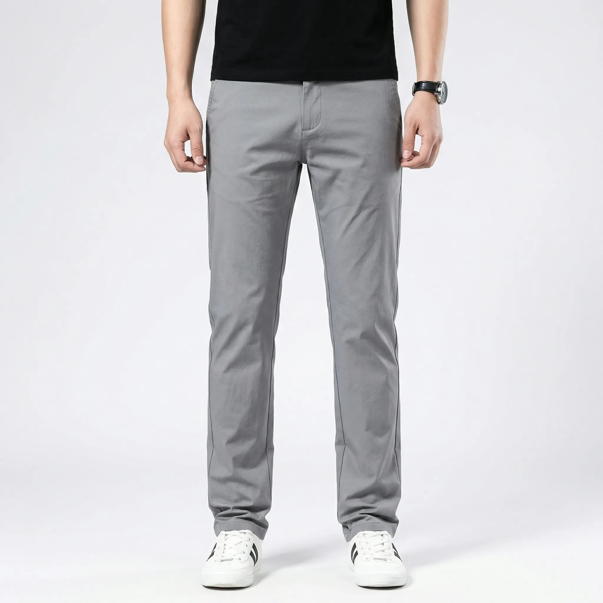 Slimvero - Slim Fit Stretch Waist Trousers