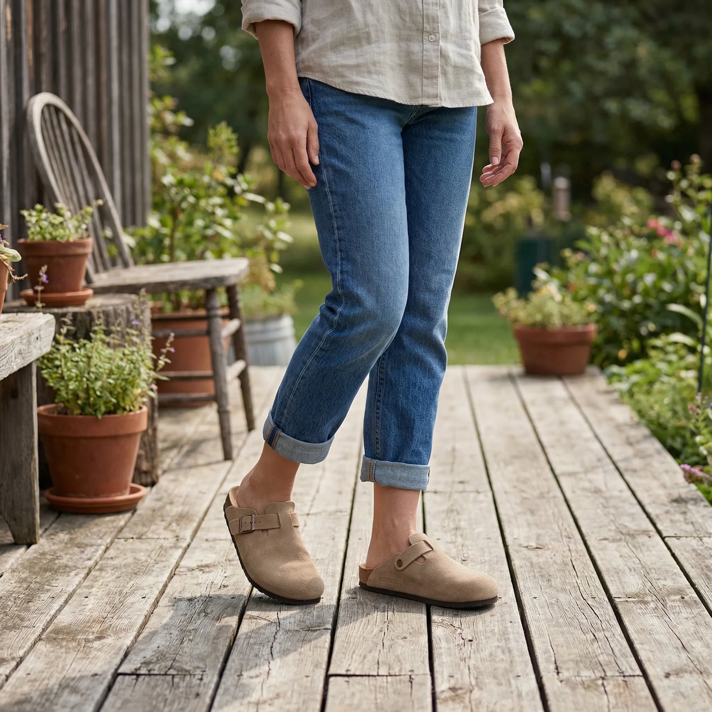 Slogven - Closed-Toe Slip-On Clog