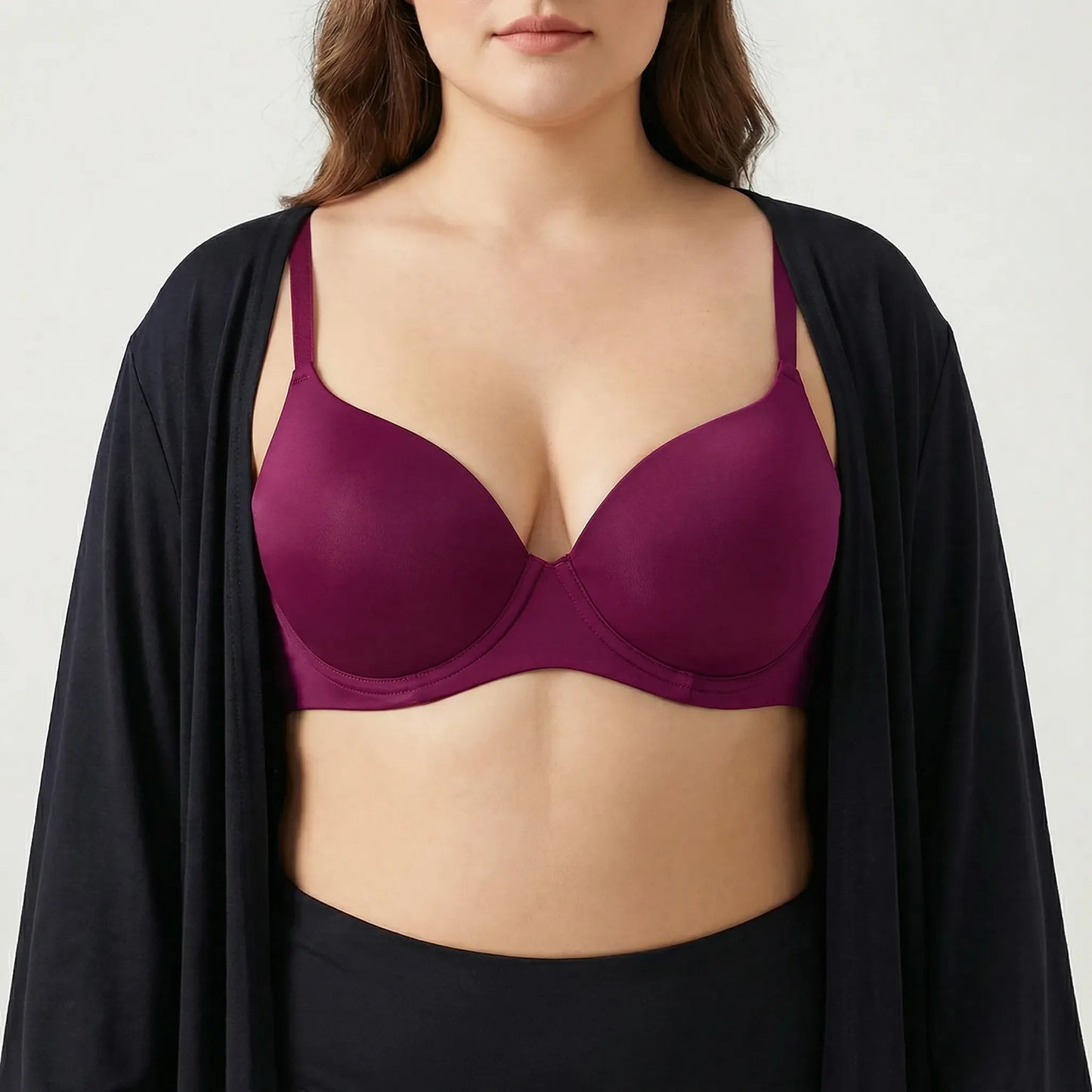 Softeva | Seamless Push-Up Bra For Fuller Figures