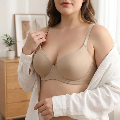 Softeva | Seamless Push-Up Bra For Fuller Figures