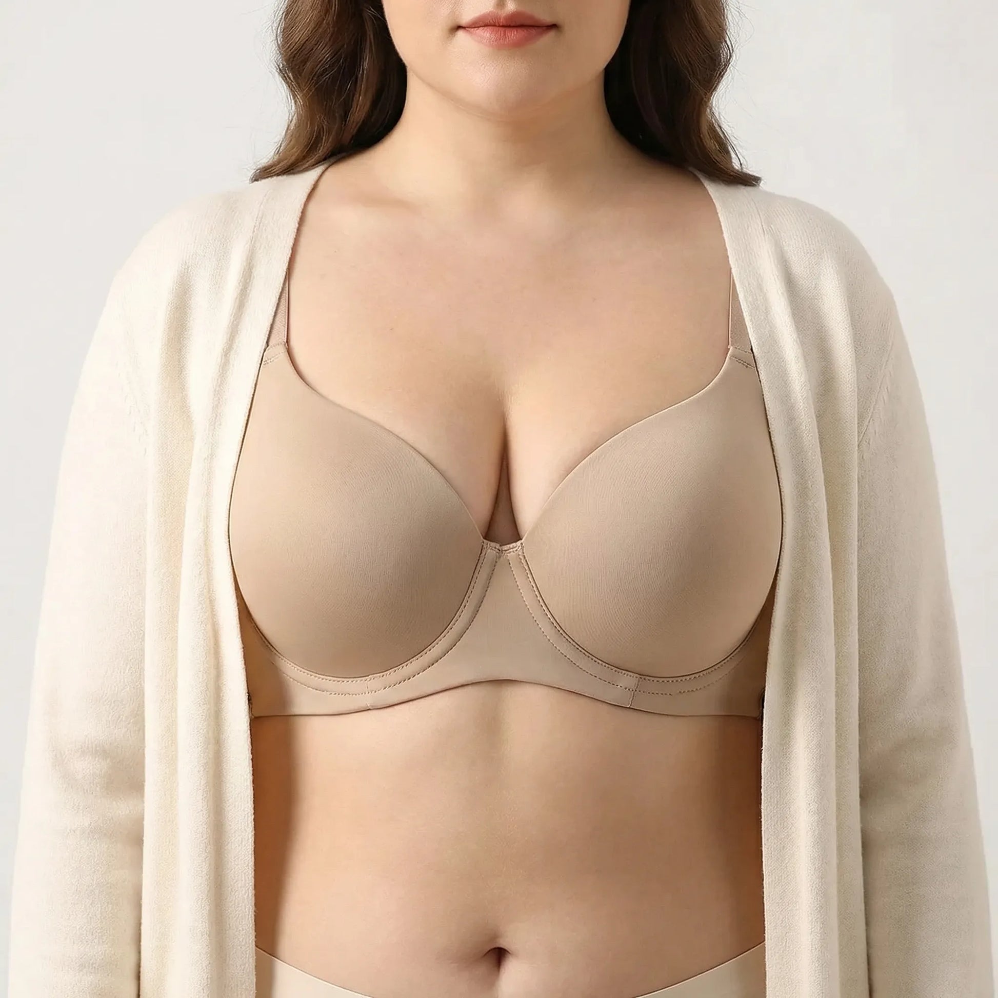Softeva | Seamless Push-Up Bra For Fuller Figures