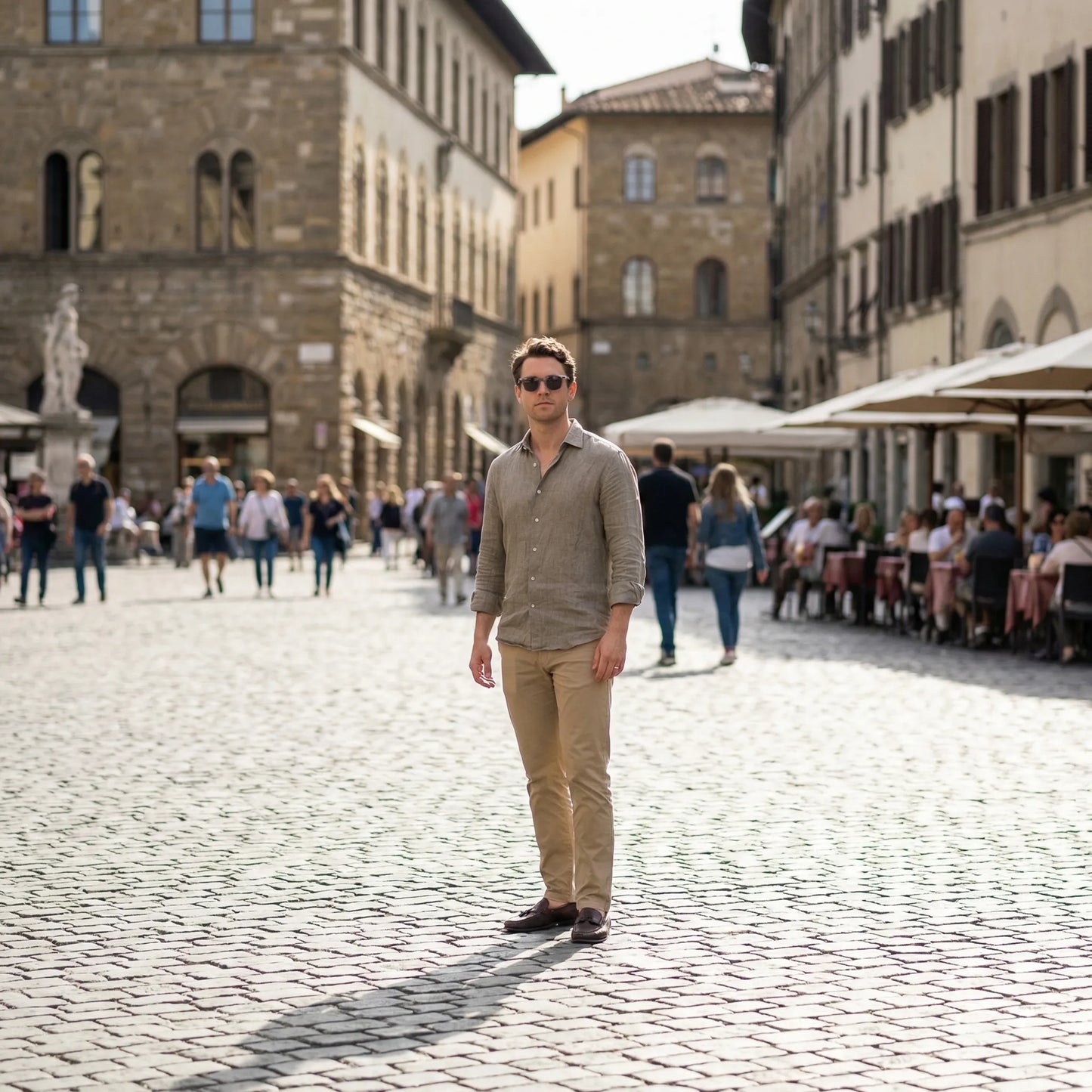 Solardo - Round Frame Polarised Sunglasses