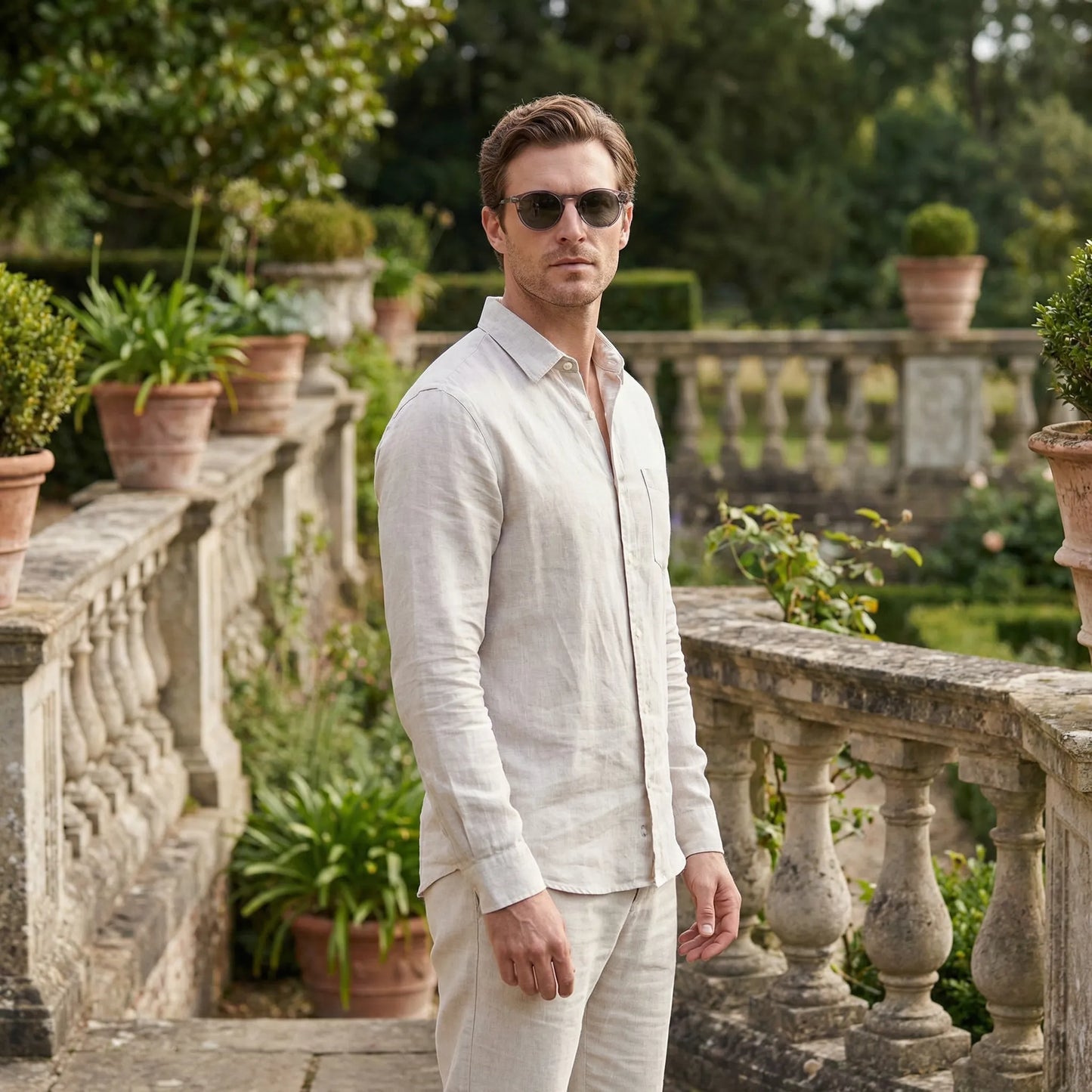 Solardo - Round Frame Polarised Sunglasses