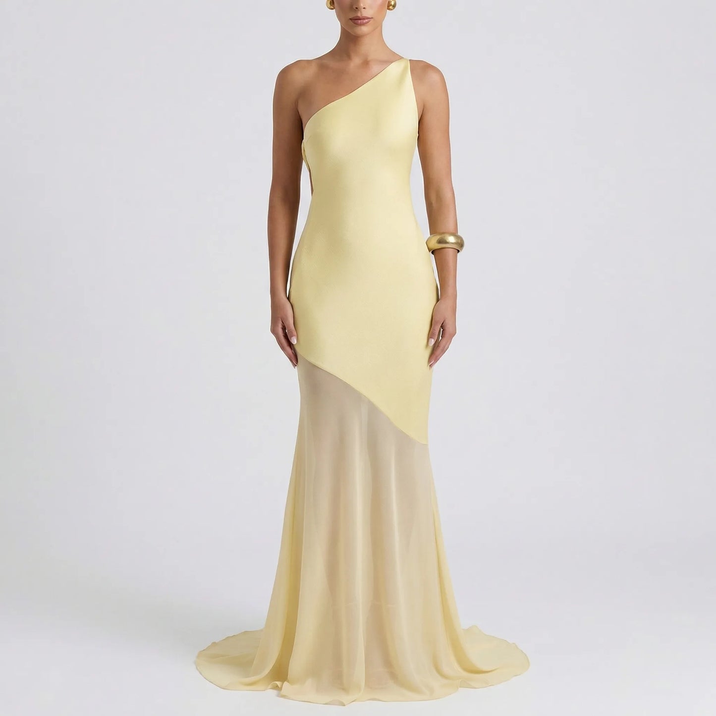 Sorella - One-Shoulder Mermaid Maxi Dress