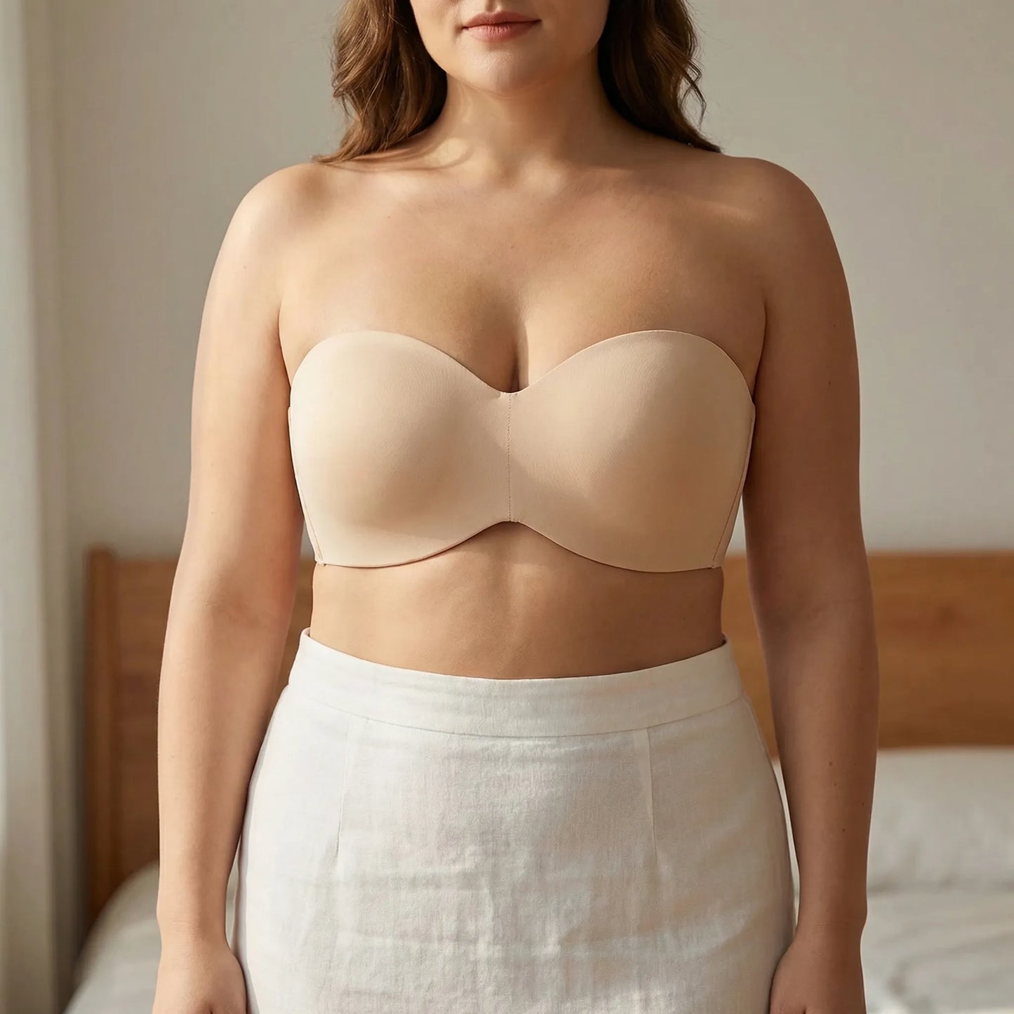 Straluxe | Strapless Underwire Bra For Plus Sizes