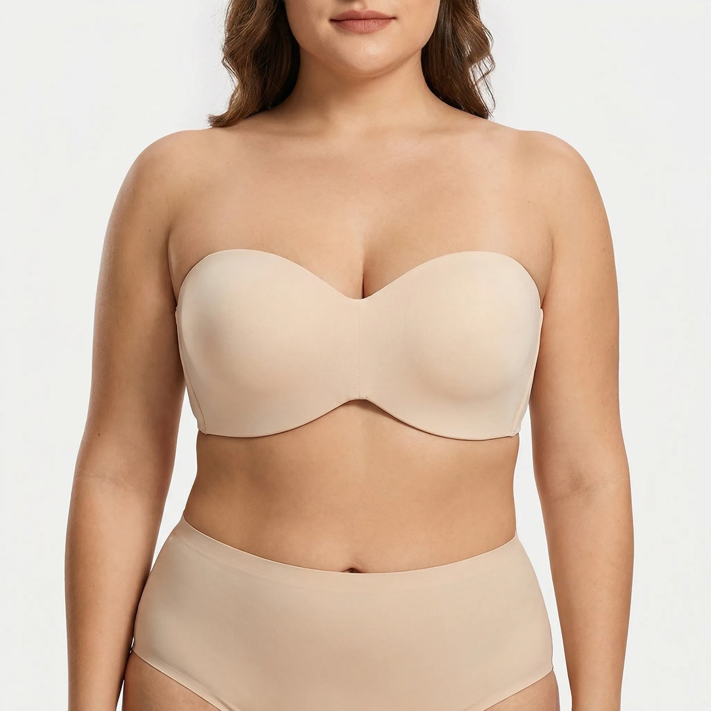 Straluxe | Strapless Underwire Bra For Plus Sizes