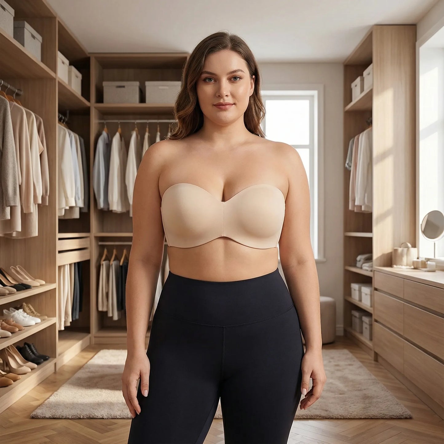 Straluxe | Strapless Underwire Bra For Plus Sizes