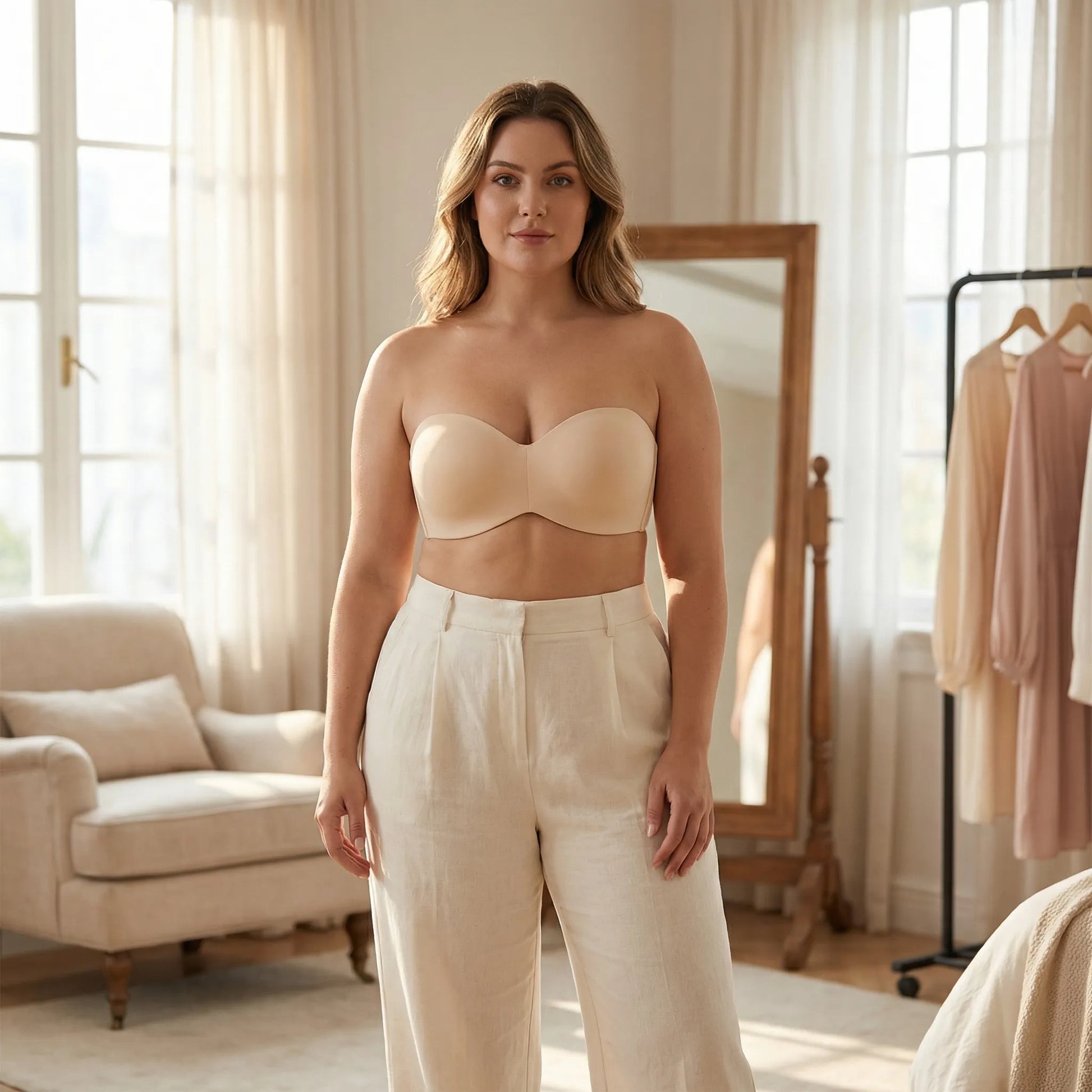 Straluxe | Strapless Underwire Bra For Plus Sizes