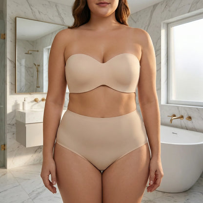 Straluxe | Strapless Underwire Bra For Plus Sizes