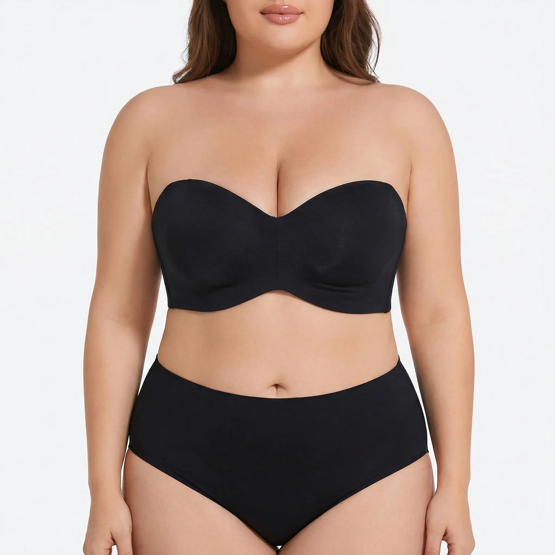 Straluxe | Strapless Underwire Bra For Plus Sizes