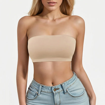 Straplia | Seamless Strapless Half-Cup Tube Bra
