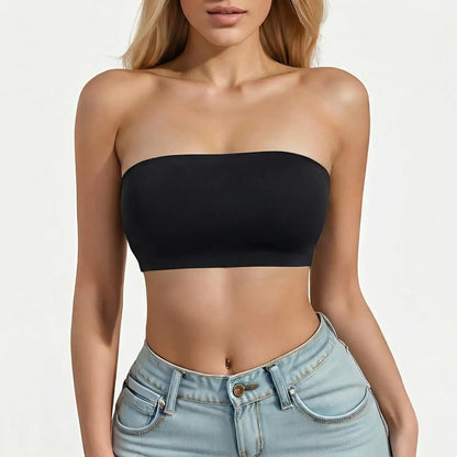Straplia | Seamless Strapless Half-Cup Tube Bra