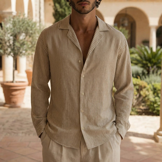 Stripavo | Tailored Vertical Stripe Dress Shirt