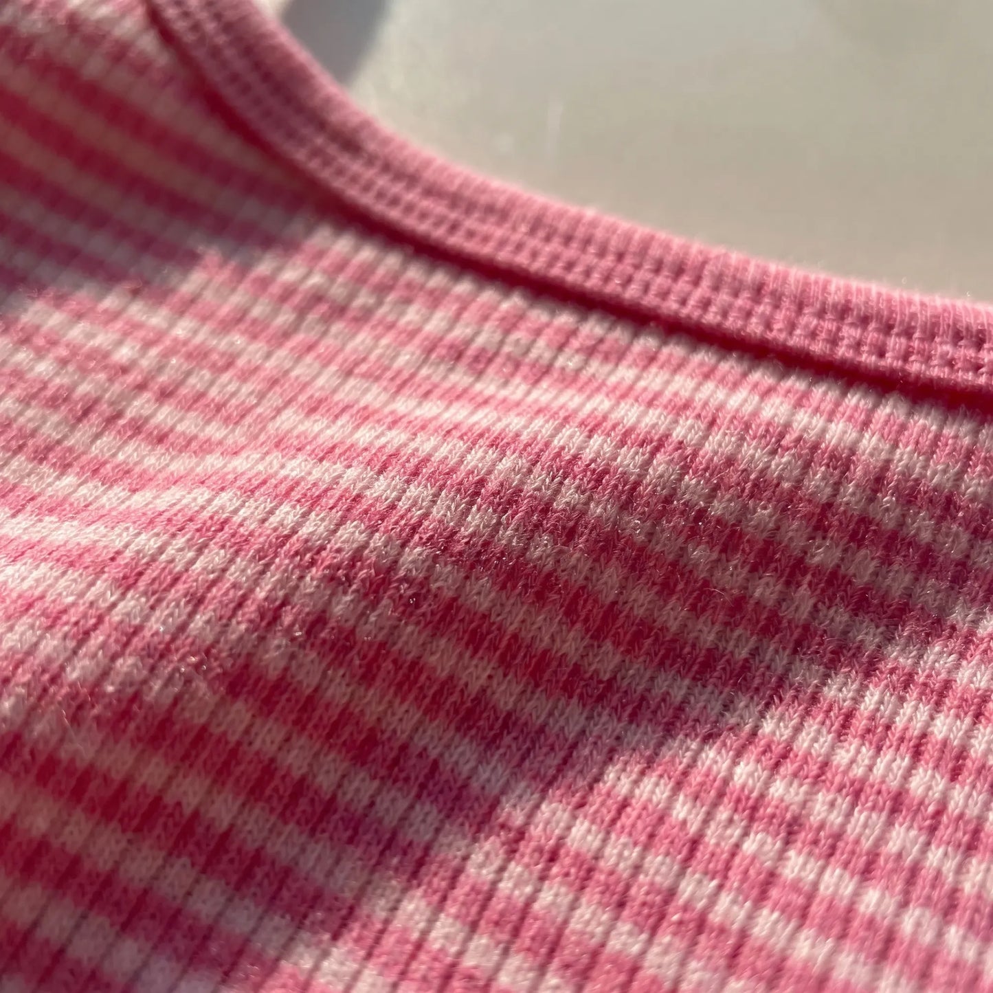 Stripella | Striped Sleeveless Crop Camisole Top