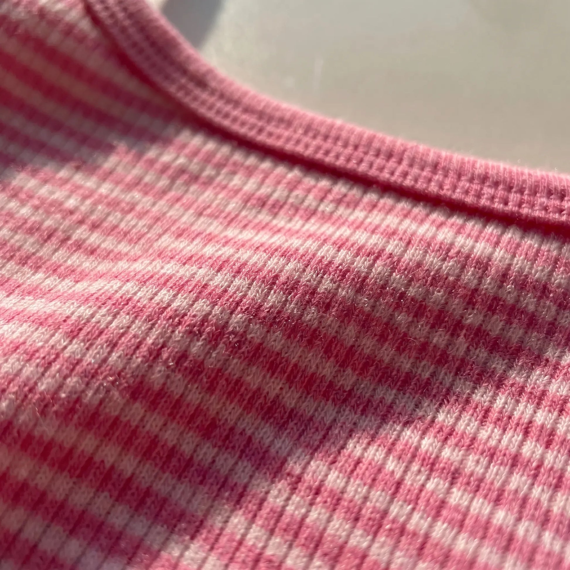 Stripella | Striped Sleeveless Crop Camisole Top