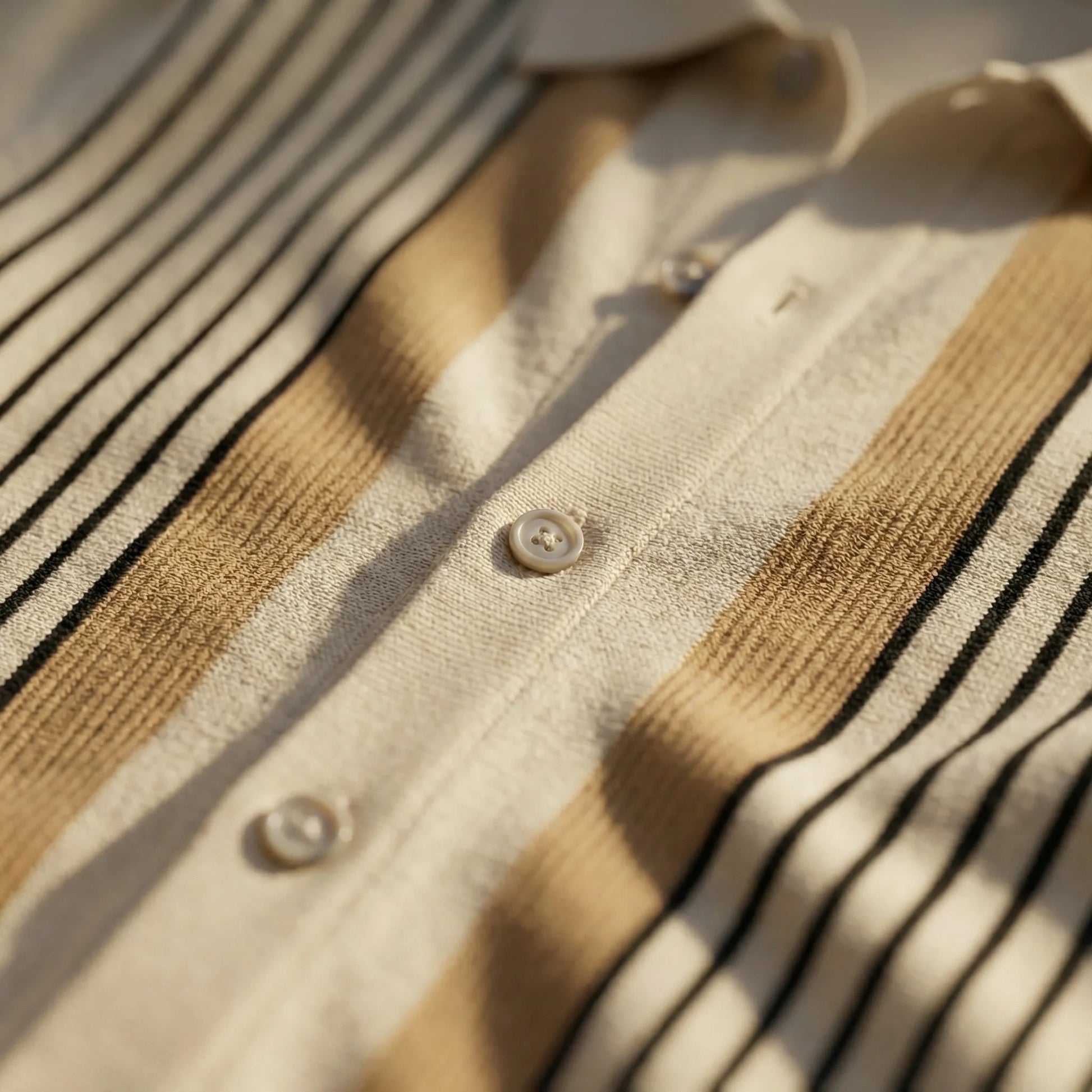 Strivello | Short-Sleeve Striped Knit Polo